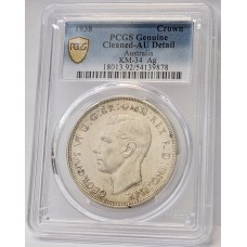 AUSTRALIA 1938 . CROWN . PCGS GENUINE